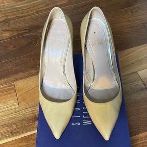 Stuart Weitzman Aniline nude pumps